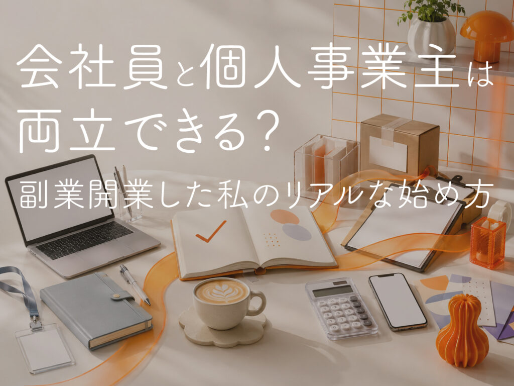 会社員と個人事業主は両立できる？副業開業した私のリアルな始め方