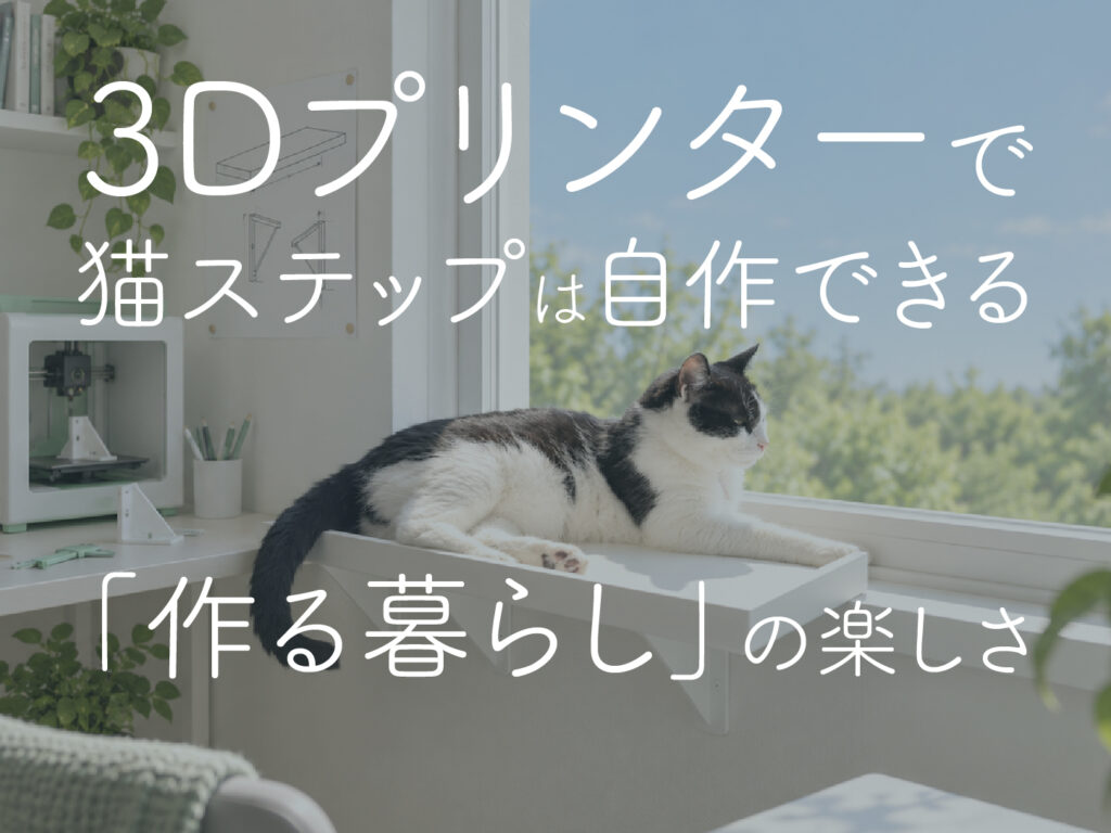 猫ステップを自作して分かった「作る暮らし」の楽しさ